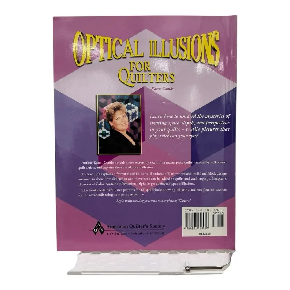 Optical Illusions‎ for Quilters by Karen Combs 1977 Signed Copy